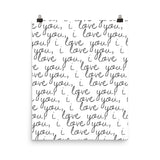 I Love You Poster