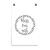 Bless Our Nest Poster