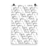 I Love You Poster