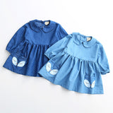 Polka Dots Fox Pocket Girls Dress