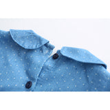 Polka Dots Fox Pocket Girls Dress