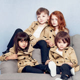 Double Breasted Trench Coat  for Girls and Boys Coat