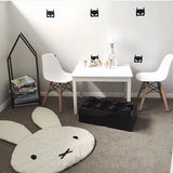 Rabbit Blanket and Play Rugs - Nordic Nursery Decor