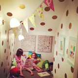 Polka Dots DIY Vinyl Wallpaper for Nursery - Nordic Wall Stickers