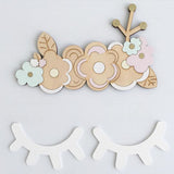 Wood Dreamy Lashes - Nordic Nursery Decor