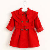 Trench Coat With Waist Belt Girls