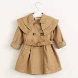 Trench Coat With Waist Belt Girls