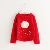 Winter Pullover Sweaters Cloud  Cartoon Girls