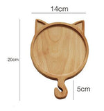 Animal Shape Wood Dinner Plate Tableware - Nordic Decor