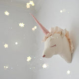 Unicorn Head Wall Mount - Nordic Nursery Decor
