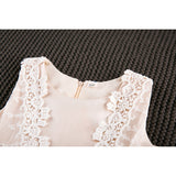 Sleeveless Lace Occasion Dress Gown Girls