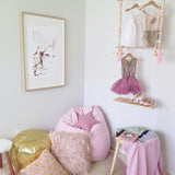 Wooden Clothes Hanger - Nordic Nursery  Decor