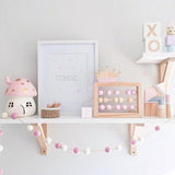 Wall Hanging Play Pom Pom Balls - Nordic Baby Nursery Decor