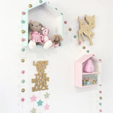 Wall Hanging Play Pom Pom Balls - Nordic Baby Nursery Decor