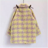 New Winter Girls Warm Coat One Button