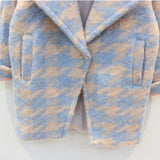 New Winter Girls Warm Coat One Button