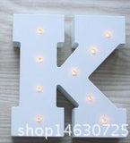 Letters Alphabet LED Lamp - Nordic Nursery Decor
