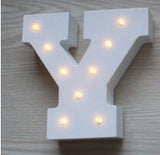 Letters Alphabet LED Lamp - Nordic Nursery Decor
