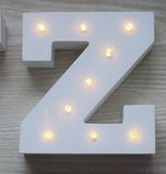 Letters Alphabet LED Lamp - Nordic Nursery Decor