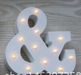 Letters Alphabet LED Lamp - Nordic Nursery Decor