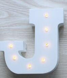 Letters Alphabet LED Lamp - Nordic Nursery Decor
