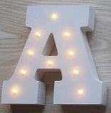 Letters Alphabet LED Lamp - Nordic Nursery Decor