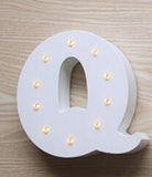 Letters Alphabet LED Lamp - Nordic Nursery Decor