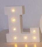 Letters Alphabet LED Lamp - Nordic Nursery Decor