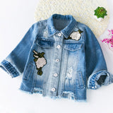 Embroidered Denim Jacket Girls