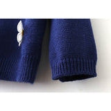 Floral  Buttons Cardigan Girls