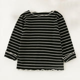 Stripes Girl Tee Cotton Knit