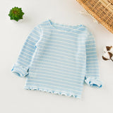 Stripes Girl Tee Cotton Knit