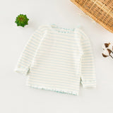 Stripes Girl Tee Cotton Knit