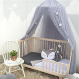 Baby Bed Canopy Curtain - Nordic Nursery Decor