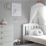 Baby Bed Canopy Curtain - Nordic Nursery Decor