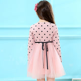 Polka Dots Tulle Princess Dress Girls