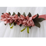 Princess Flowers Dress Girls