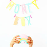 Banner Stickers with Complete Alphabet Letter Number Symbol - Nordic Nursery Decor