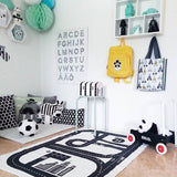 Boys Road Mats Game Play  Mat  - Nordic Nursery Decor