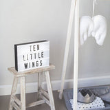 Baby Angel Wings Pillow - Nordic Nursery Baby Decor