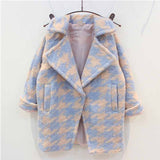 New Winter Girls Warm Coat One Button