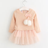 Baby Pom Pom Sweater Dress