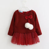 Baby Pom Pom Sweater Dress