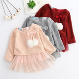 Baby Pom Pom Sweater Dress