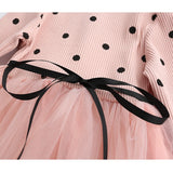 Polka Dots Tulle Princess Dress Girls