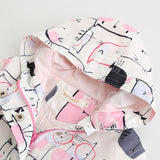 Hooded Raincoat Girls