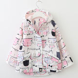 Hooded Raincoat Girls