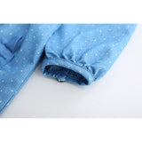 Polka Dots Fox Pocket Girls Dress