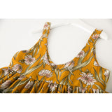 White Shirt + Floral Printing Dress Girls Set