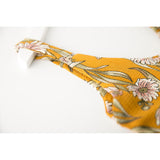 White Shirt + Floral Printing Dress Girls Set